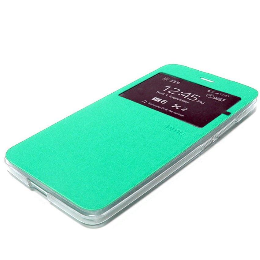 Ume Flip Cover sarung Smartfren Andromax E2 Flip Shell / Leather Case / Sarung HP / View - Tosca