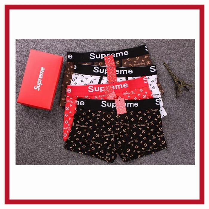 CELANA DALAM PRIA LV SUPREME ISI 4 PCS BOXER