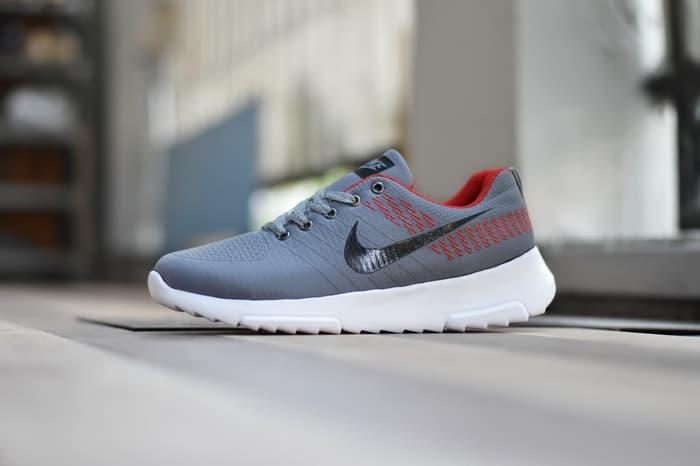Sepatu Sport Nike Zoom Abu Merah Running Surabaya - NZ 03