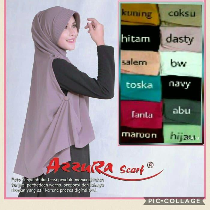 LAGI DISKON !! Khimar Azzura / Cardi Azzura Best Seller Diskon Muslimah Fashion Promo Wanita Hijab Jilbab Ramadhan