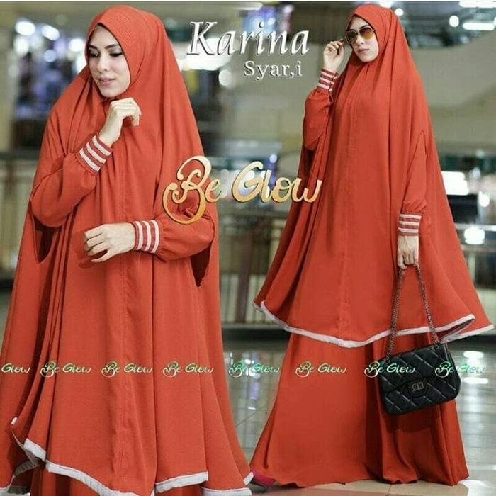 Hot Promo Pakaian muslim wanita murah baju muslim wanita Syari Long Bergo Kari