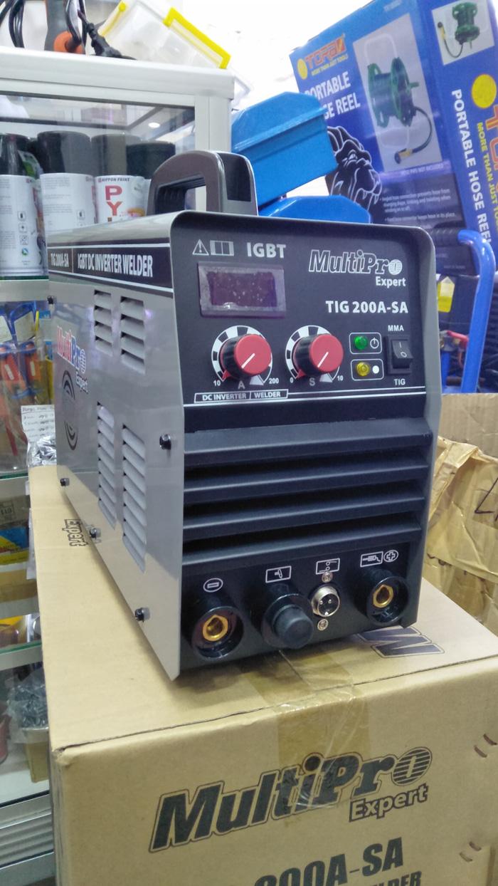 Promo Mesin las TIG200A - SA MULTIPRO 450watt Argon stainless TIG 200A SA Original