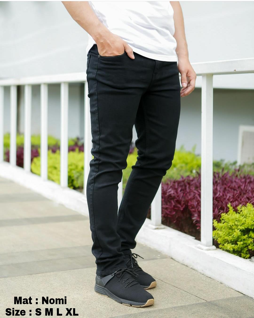 SD Celana panjang Jeans skinny Hitam/Nomi/Air Black/Premium