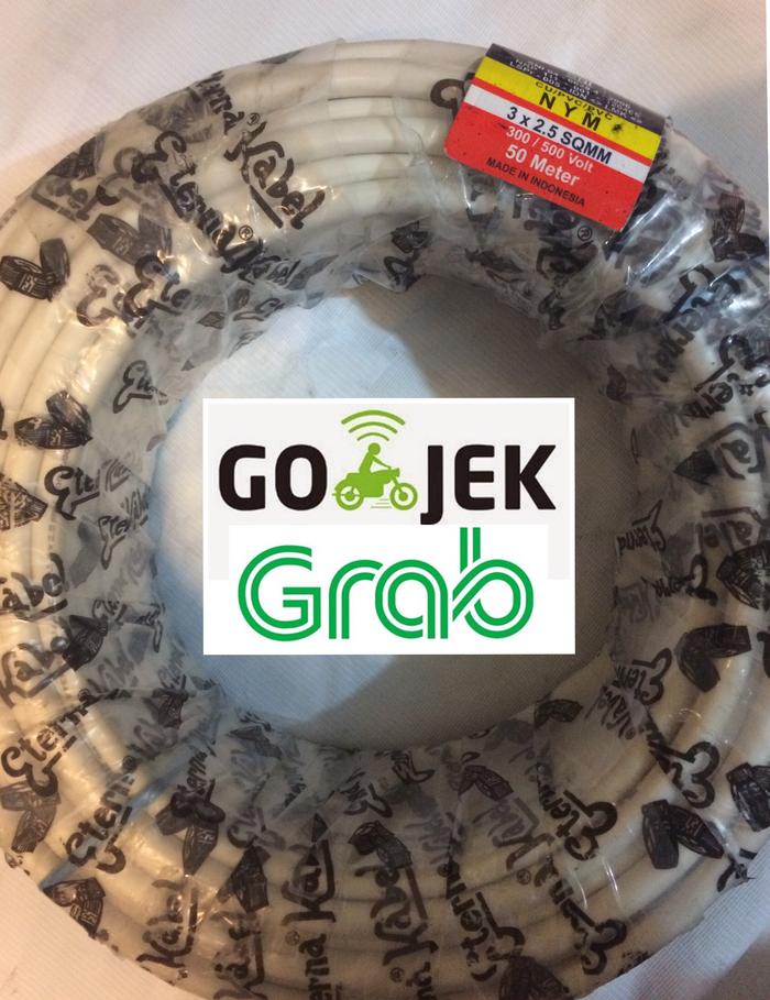 kabel eterna 3x2,5 nym / kabel engkel / kabel kawat / kabel 50 m