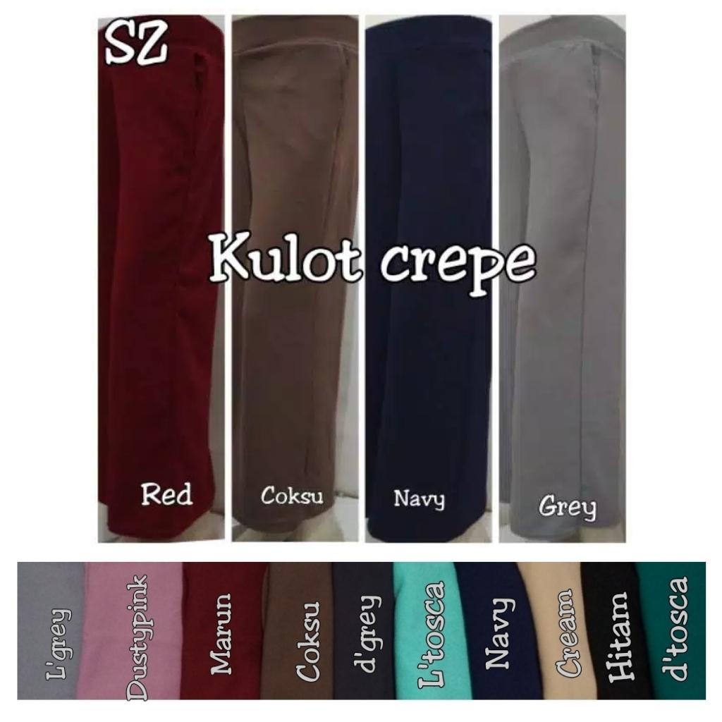 BASIC KULOT CREPE POLOS
