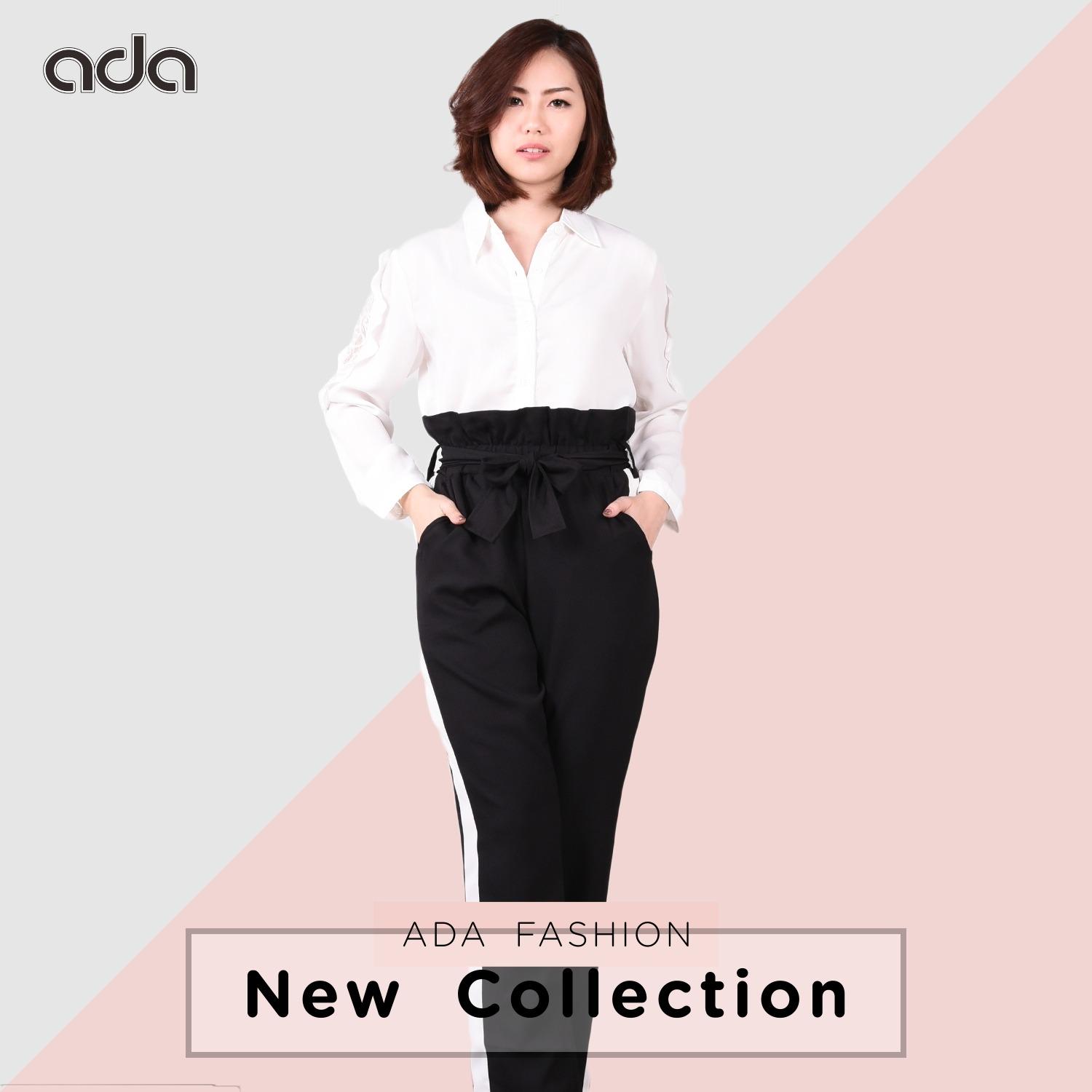 Daftar Harga Celana Kulot Warna Putih Terbaru Termurah Bulan Ada Fashion Trendy Celana Kulot Panjang Wanita Warna Hitam Garis Putih