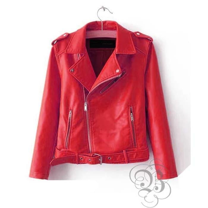 Jaket Kulit Wanita Blazzer Natasha Wilona
