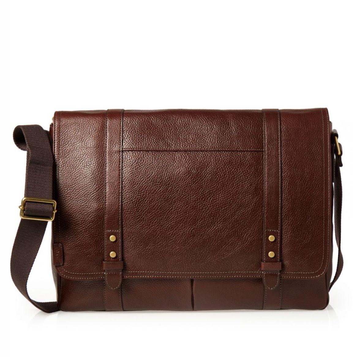 Fossil Travis Messenger Bag – Brown, SBG 1130200