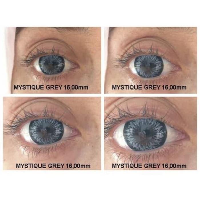 Promo - Softlens MISTIQUE BLACK dan GREY 16mm Original
