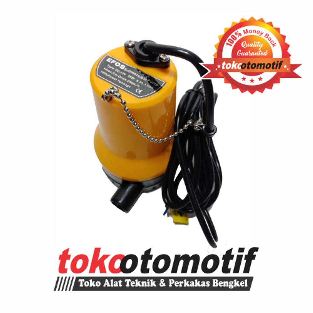 Mesin Pompa Air Celup Submersible Efos - Arus listrik DC 12V Kawat Tembaga