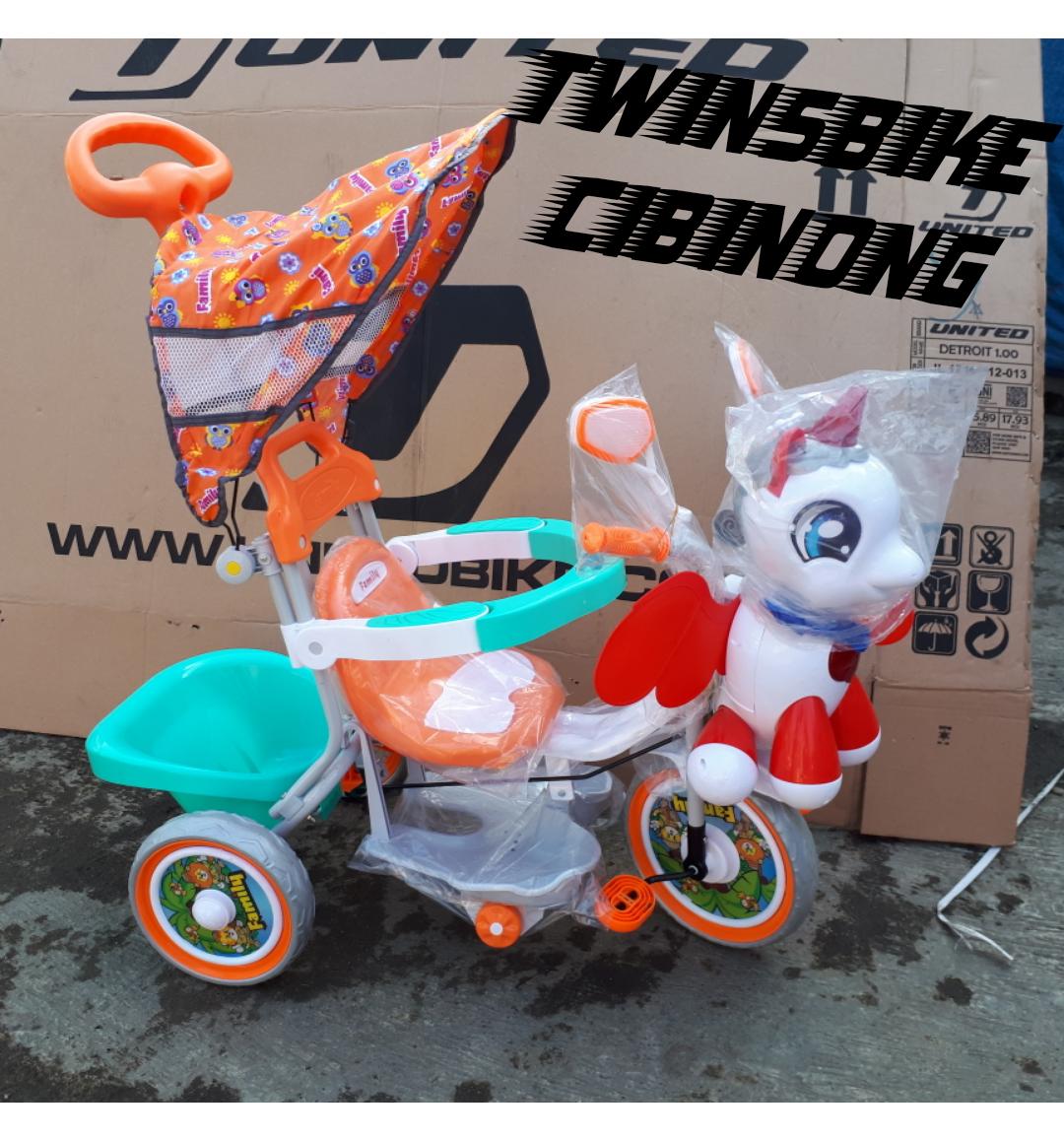 Sepeda Roda 3 Family Kuda Pony F 993GT
