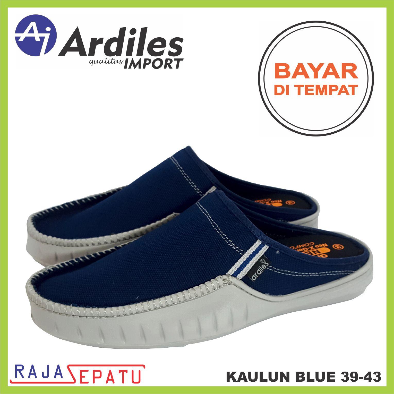 RAJASEPATU - ARDILES Sepatu Sandal Slip on Original Kaulun - Sepatu Pria Branded - Awet Qualitas Import Troyastore RAJASEPATU - ARDILES Sepatu Sandal Slip on Original Kaulun - Sepatu Pria Branded - Awet Qualitas Import Troyastore