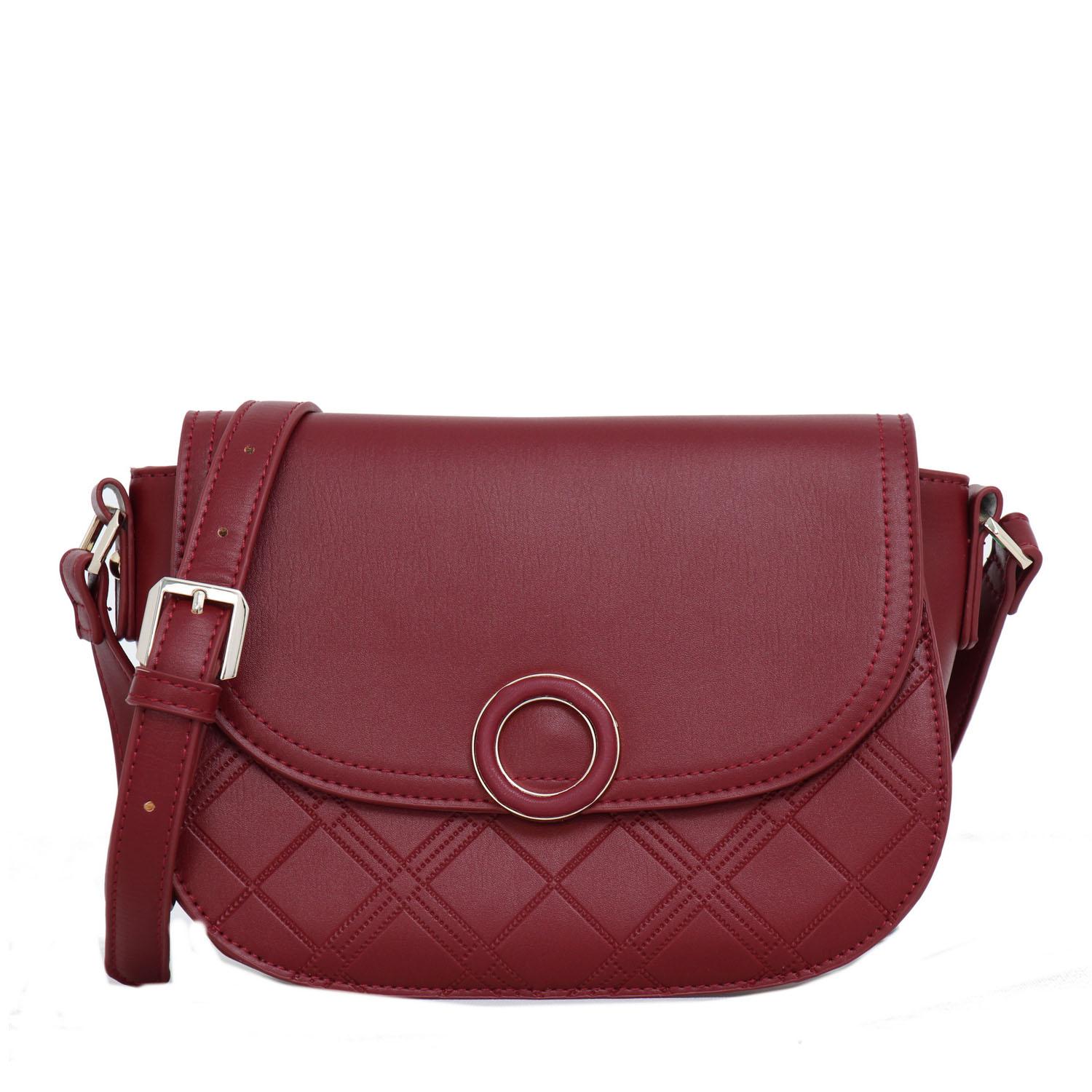 Tas Wanita Emsio by Elizabeth Germaine Sling Bag Maroon