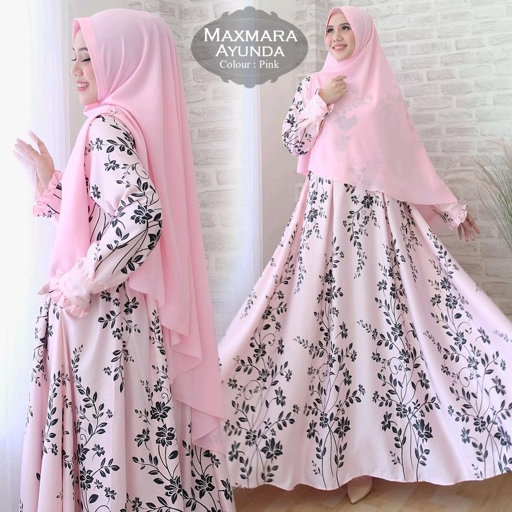 Gamis Syari Ayunda Plus Khimar di lapak Toko Kembar Tanah Abang rinymangiwa