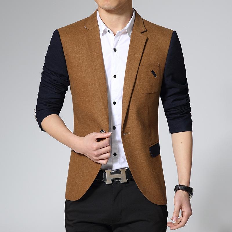 Jaket Kulit - Blazer Pria Comby Executive Style Coklat Hitam
