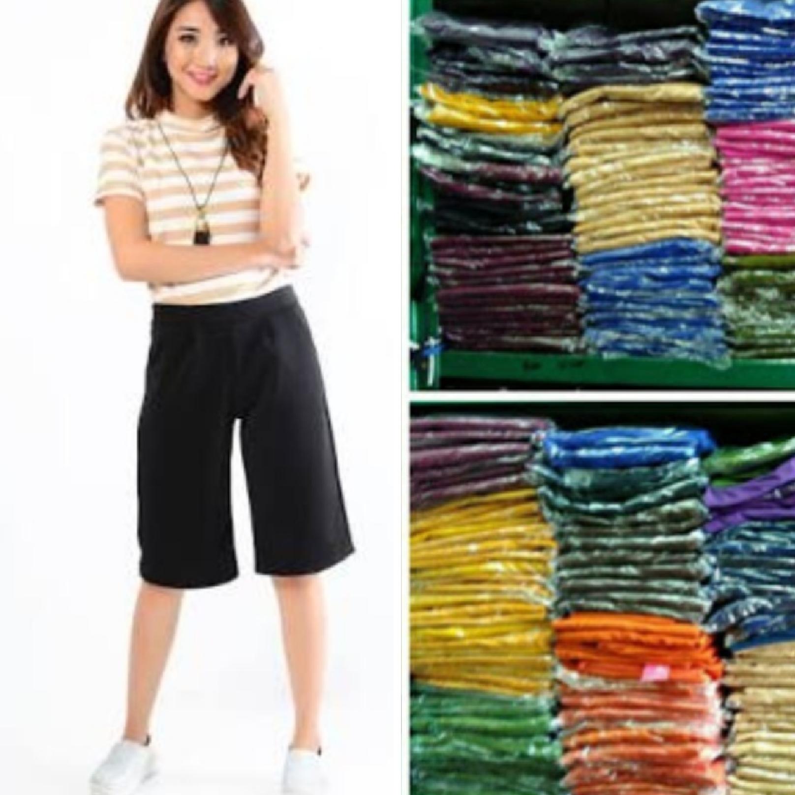 AZKA_COLLECTION OBRALAN KULOT PENDEK JUMBO WARNA RANDOM