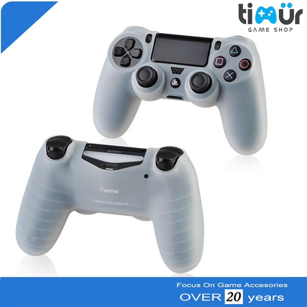 Silikon Silicone Kondom Case Stik Stick PS4 Warna Putih Transparan