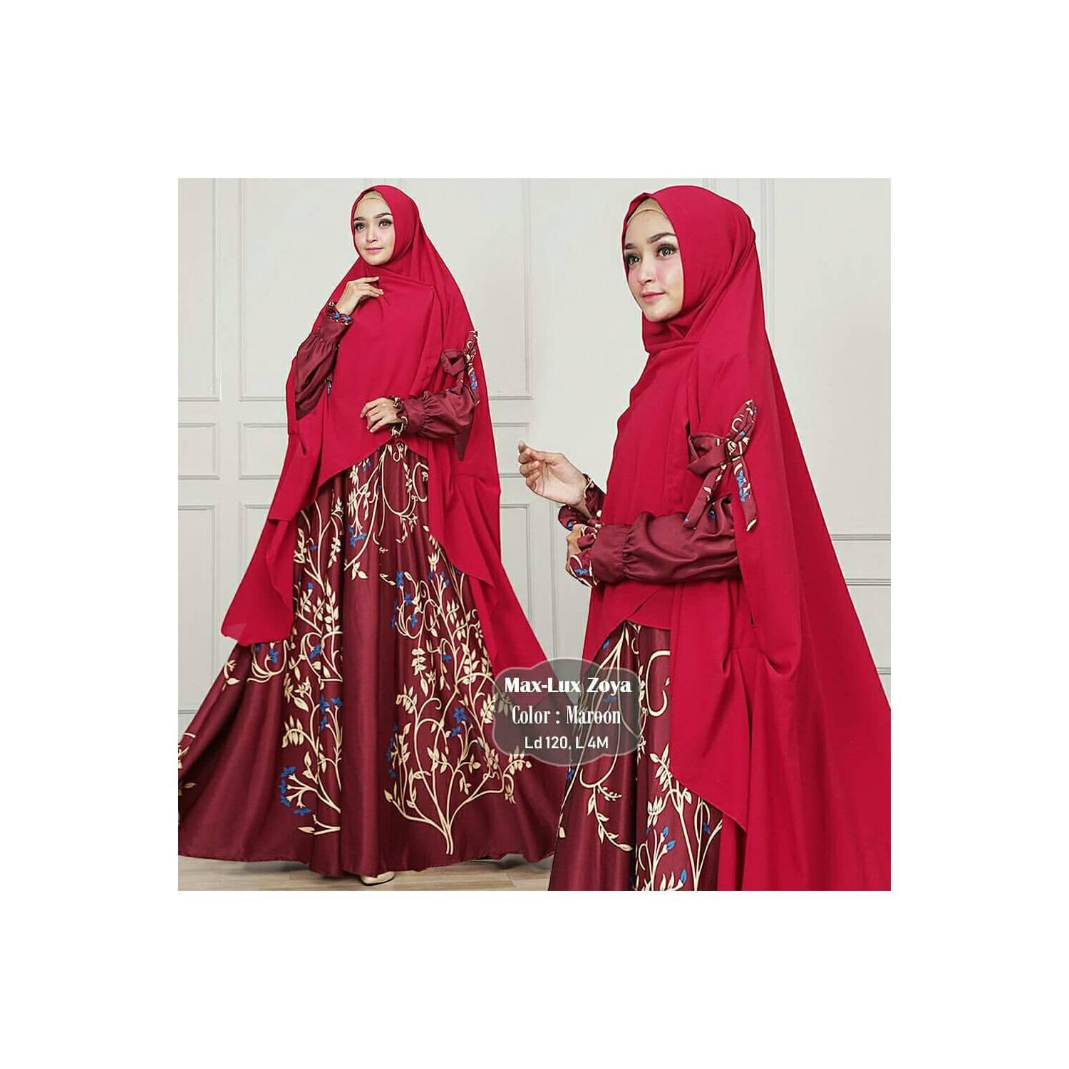 gamis Syari SET Maxmara Zoya PREMIUM Ori