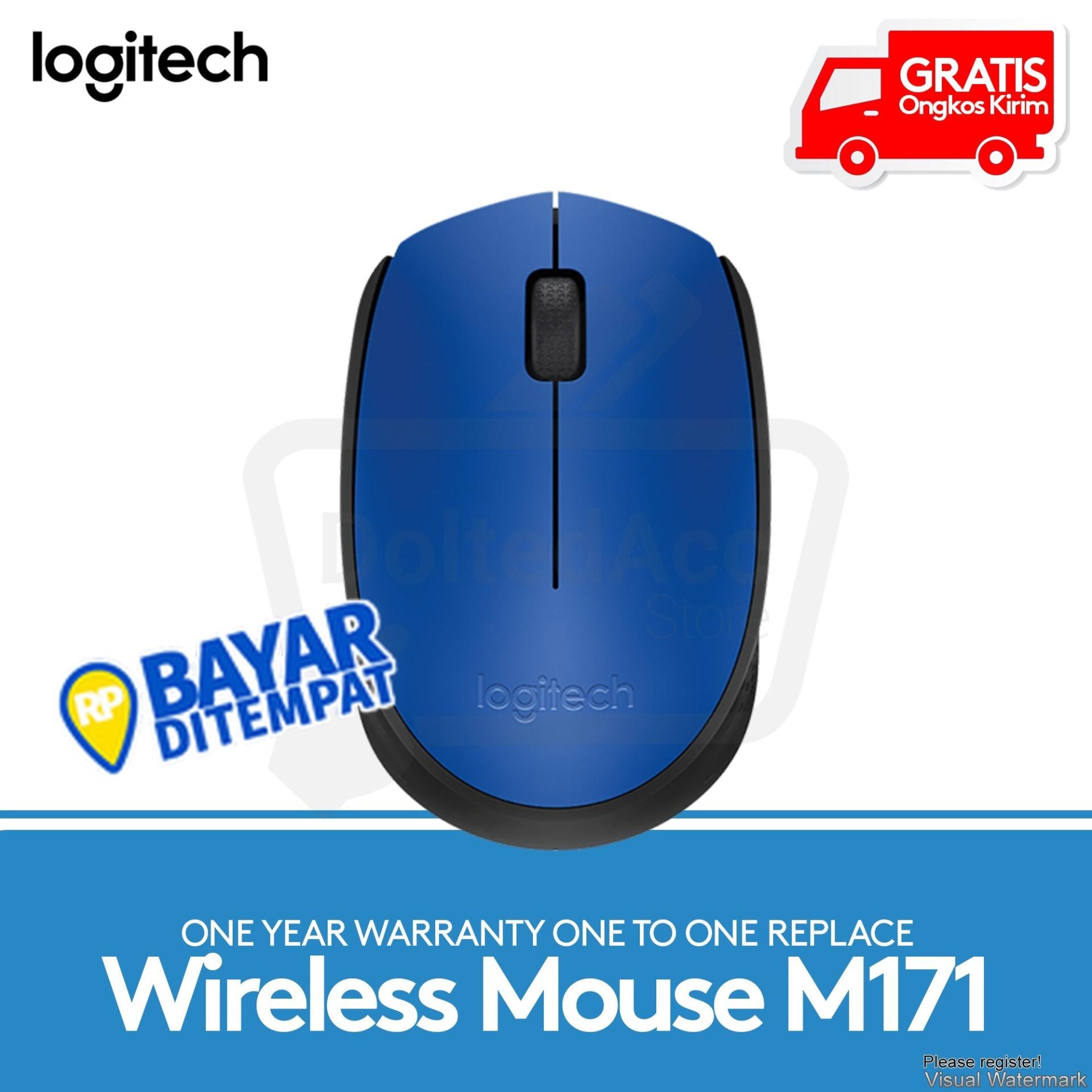Logitech Wireless Mouse M171 - Biru
