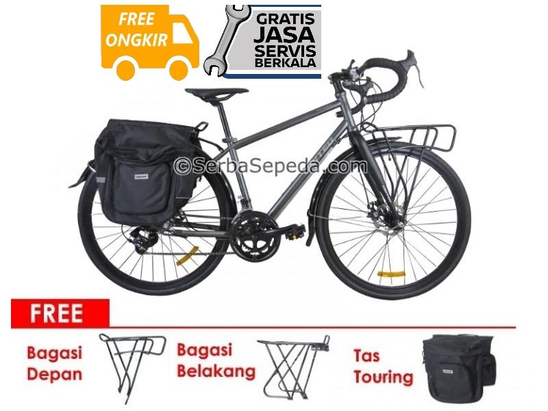 United Sepeda Touring 700C Gianicolo - GRATIS ONGKIR & PERAKITAN KHUSUS JABODETABEK