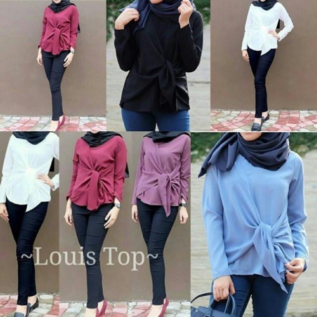 hokyfashion BLOUSE LOUISE TOP BLACK FIT L