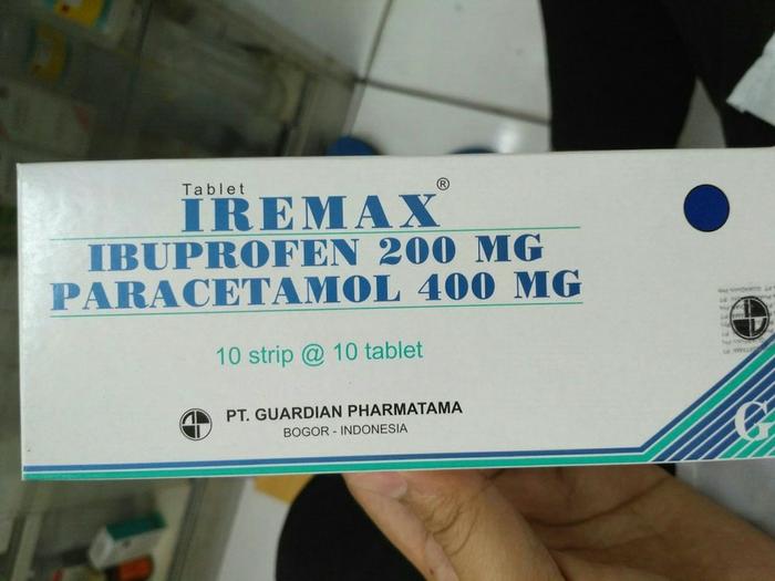 Iremax / Ibuprofen dan Paracetamol