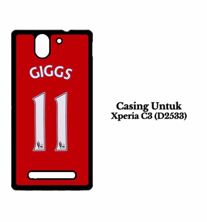 Casing Xperia C3 (D2533) giggs 11 part 2 fix Custom Hard Case Cover