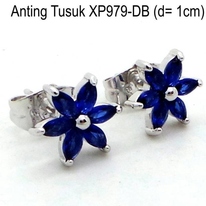 Anting Tusuk Perhiasan Lapis Emas Putih Xuping Aksesoris Wanita XP979