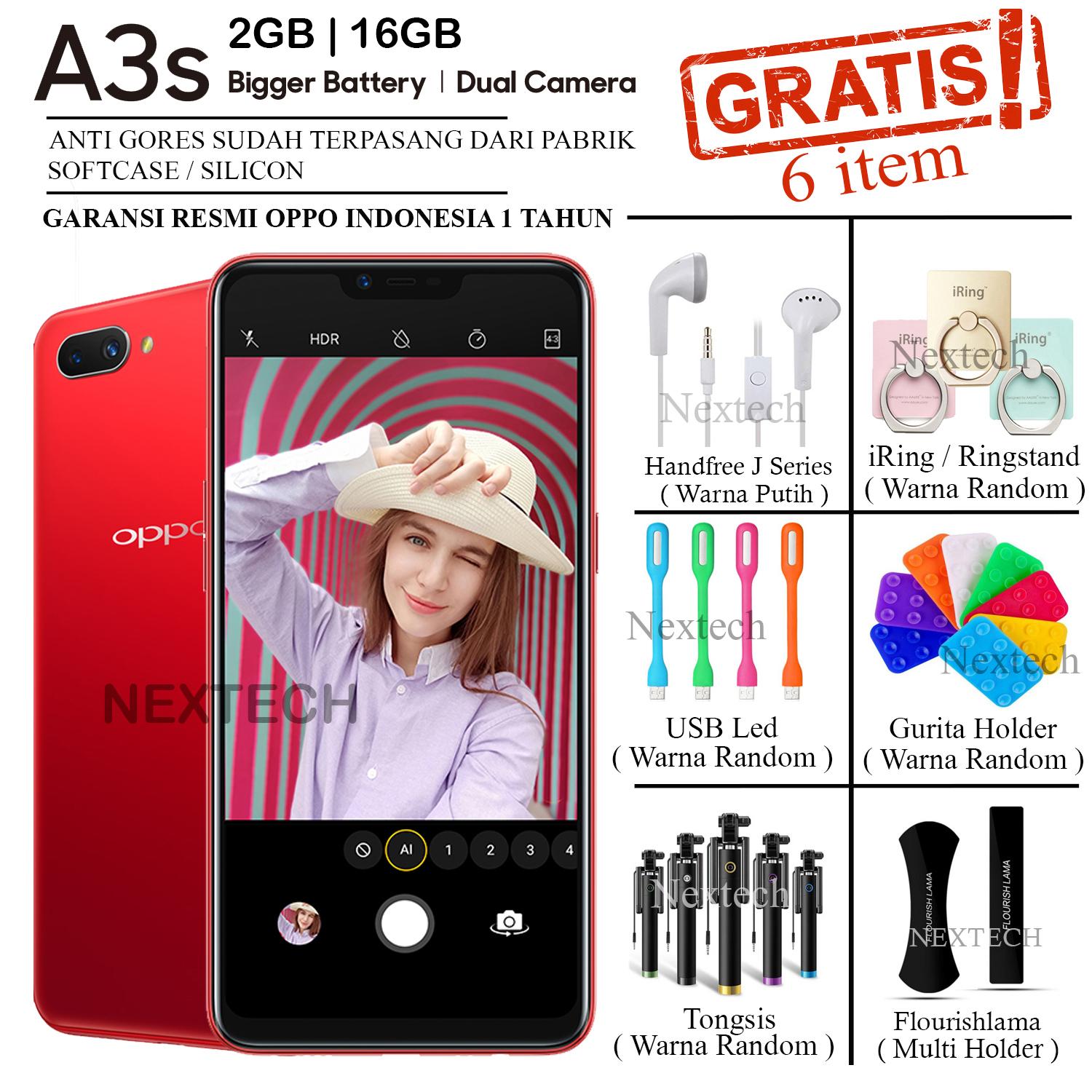 OPPO A3S 2018 - RAM 2GB - ROM 16GB - GARANSI RESMI
