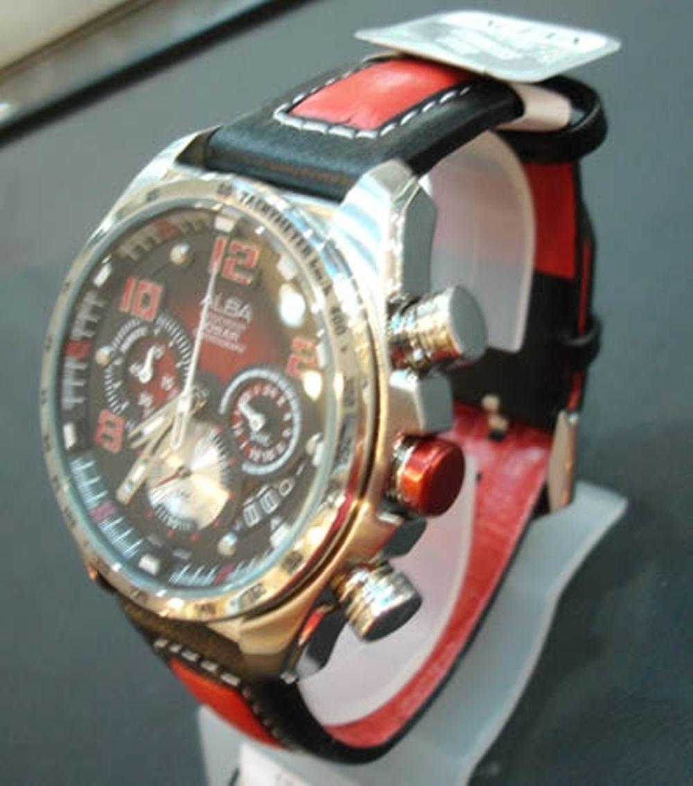 Alba Mens AU2063X1 Chronograph WR 10bar | Jam Pria AU2063 Best Njt