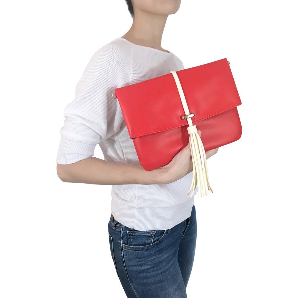 Tas Clutch Lipat Selempang Tas Sling Tote Tassel Rumbai