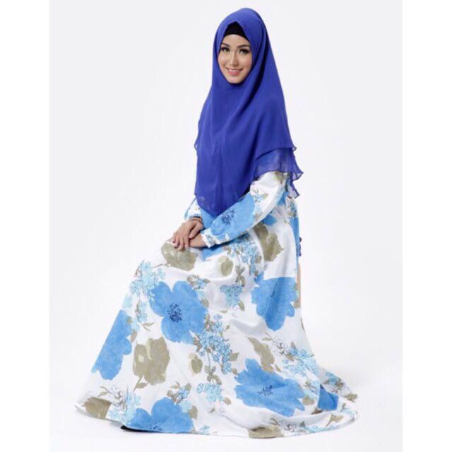 Gamis Wanita ) - ASIFA GAMIS SYARI BUSANA MUSLIM DENGAN KHIMAR