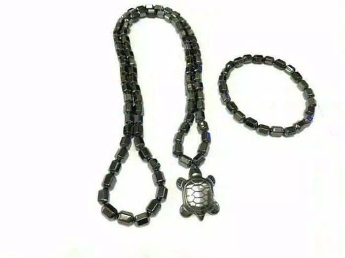 Ginsamyong Alat Kesehatan Tubuh Kalung+Gelang Original