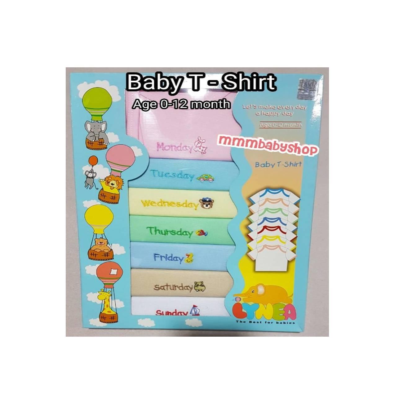LYNEA Baju Set Bayi Baby T Shirt Kaos Bayi SNI Good Quali T30
