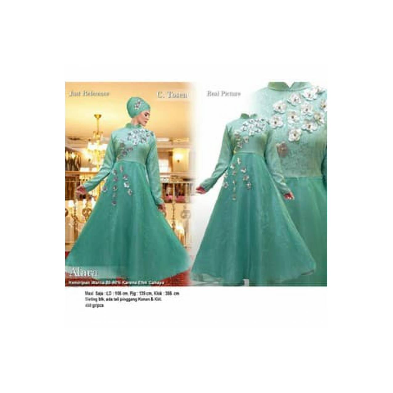 barang laris manis DW9 BAJU GAMIS GAUN PESTA PERNIKAHAN GAMIS REMAJA M