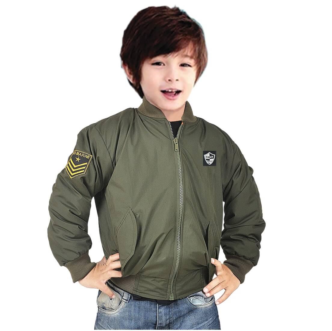 Jaket Bomber Anak Laki Army CBR6 MAC565