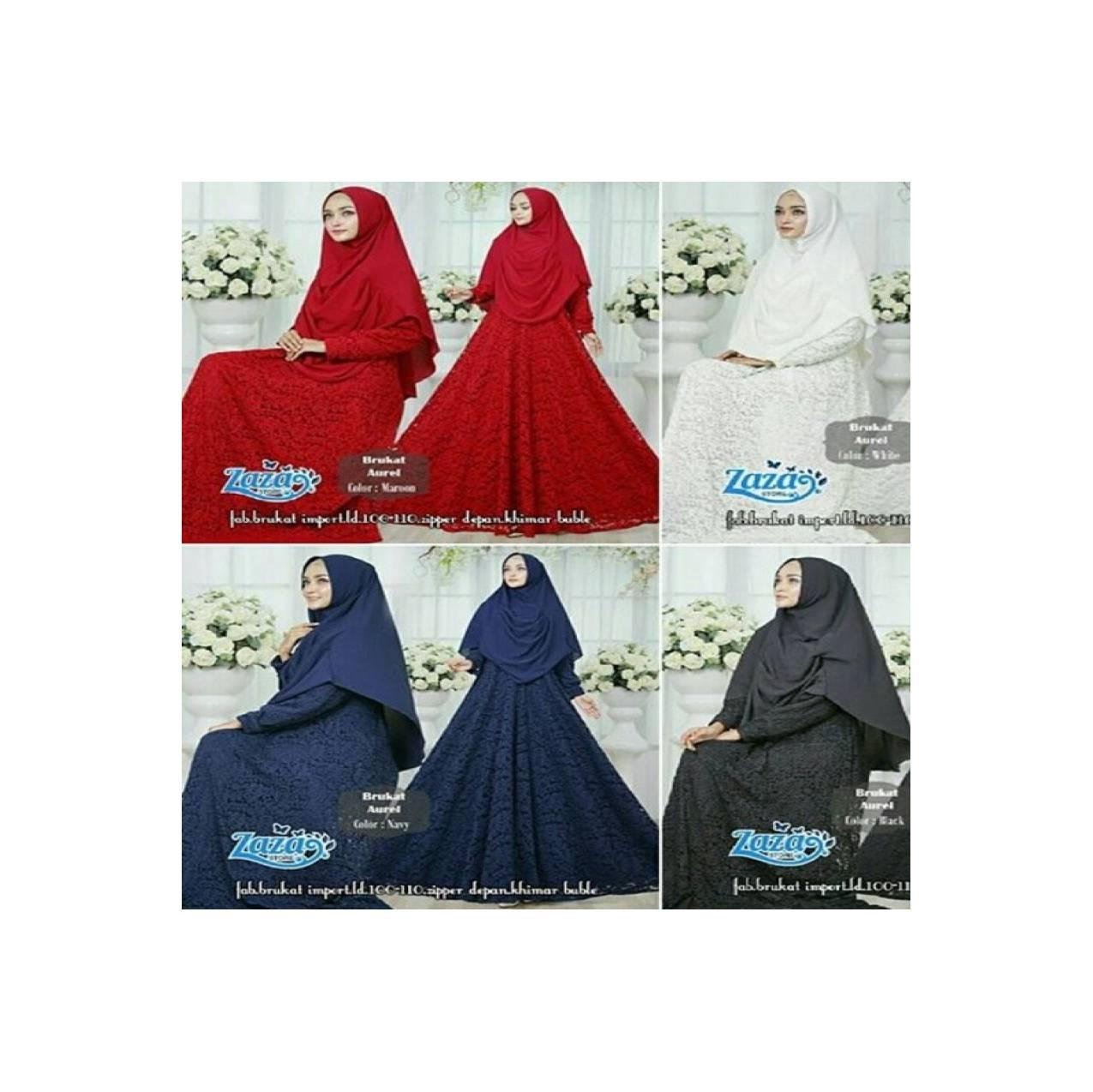 baju gamis muslim pesta pernikahan mewah dress longdress xl xxl jumbo