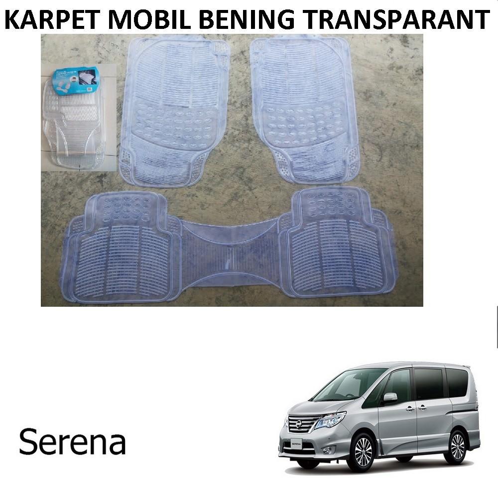 Karpet Mobil Serena / Car Carpet / Floor Mats Universal Warna Bening Transparant