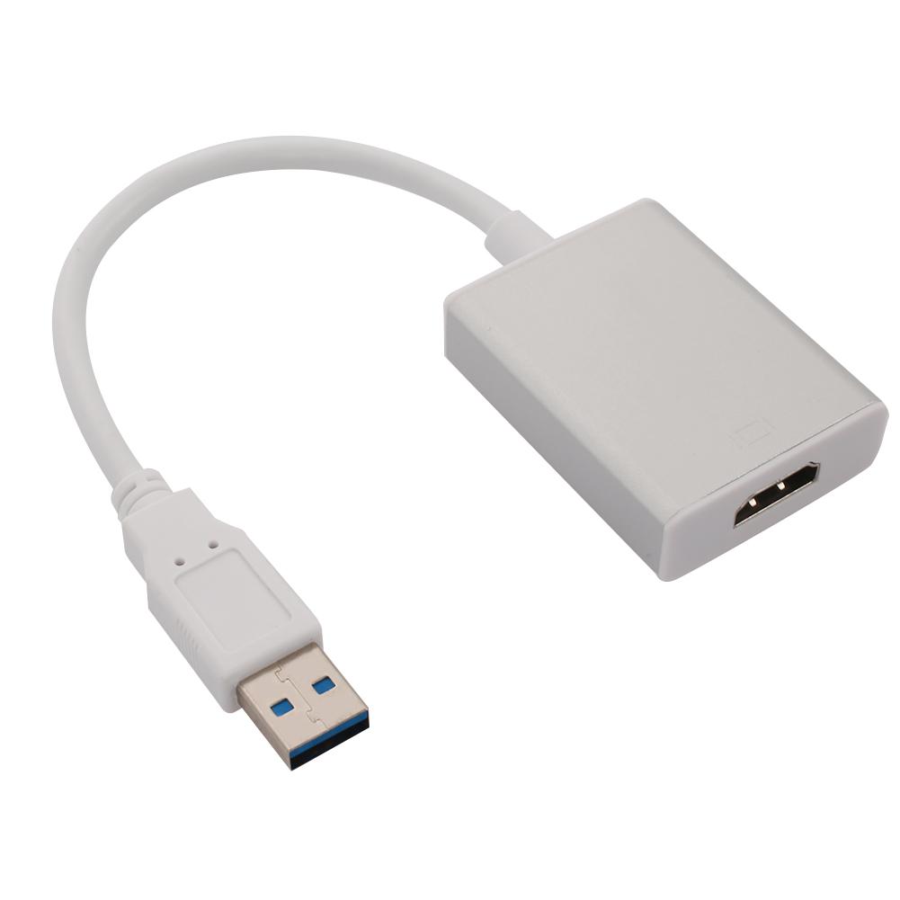 Eksternal Graphics Converter 1080P Converter Sinyal HDMI Smart USB 3.0 Untuk HDMI Adapter Kabel HDMI Untuk Laptop PC Windows 7/8/10