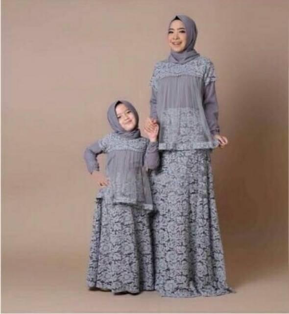 dandelia / MK WARDANI (rd) / couple mom & kid / couple ibu anak / dress ibu anak / maxi dress / fashion muslim / muslim wanita / muslim anak