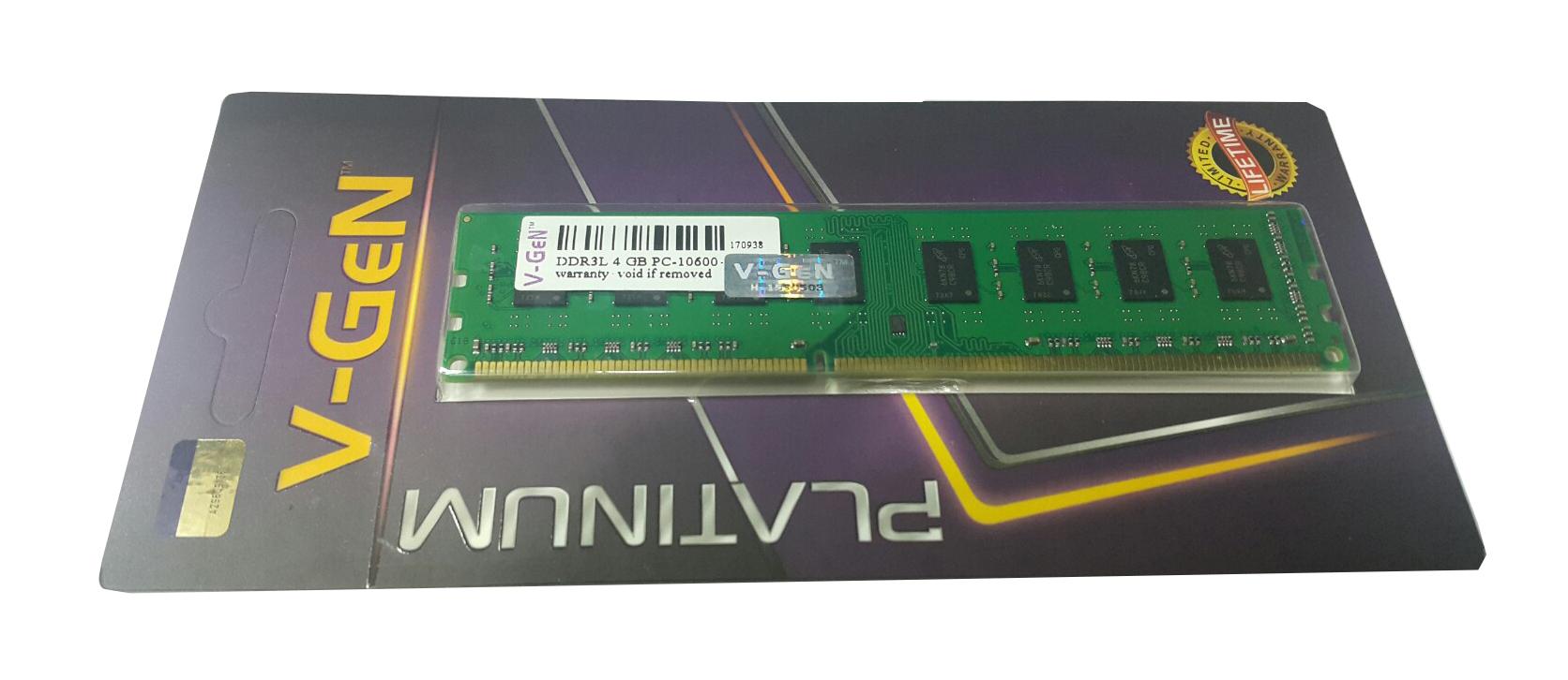 RAM DDR3 V-GeN 4GB PC10600/1333Mhz Long Dimm - Memory PC VGEN