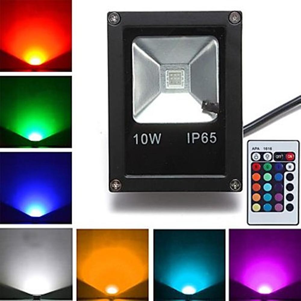 Lampu LED SOROT 10W Flood Light Lampu tembak RGB warna warni 10 watt