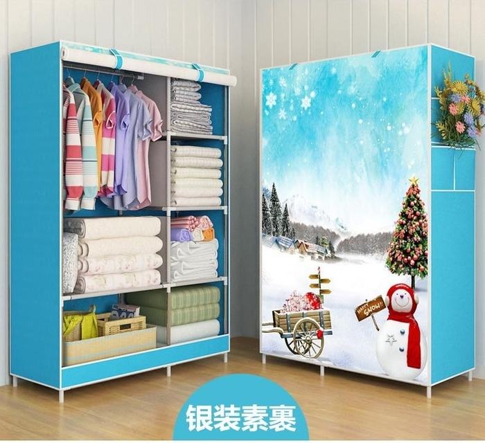GY02D POHON NATAL Multifunction Wardrobe / Lemari Pakaian