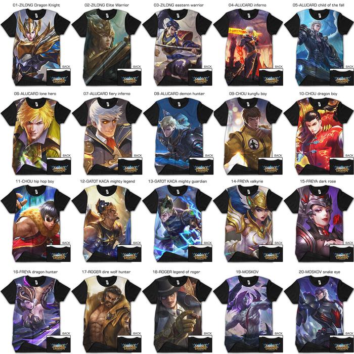 Kaos Game Mobile Legends Baju Mobile Legends legend
