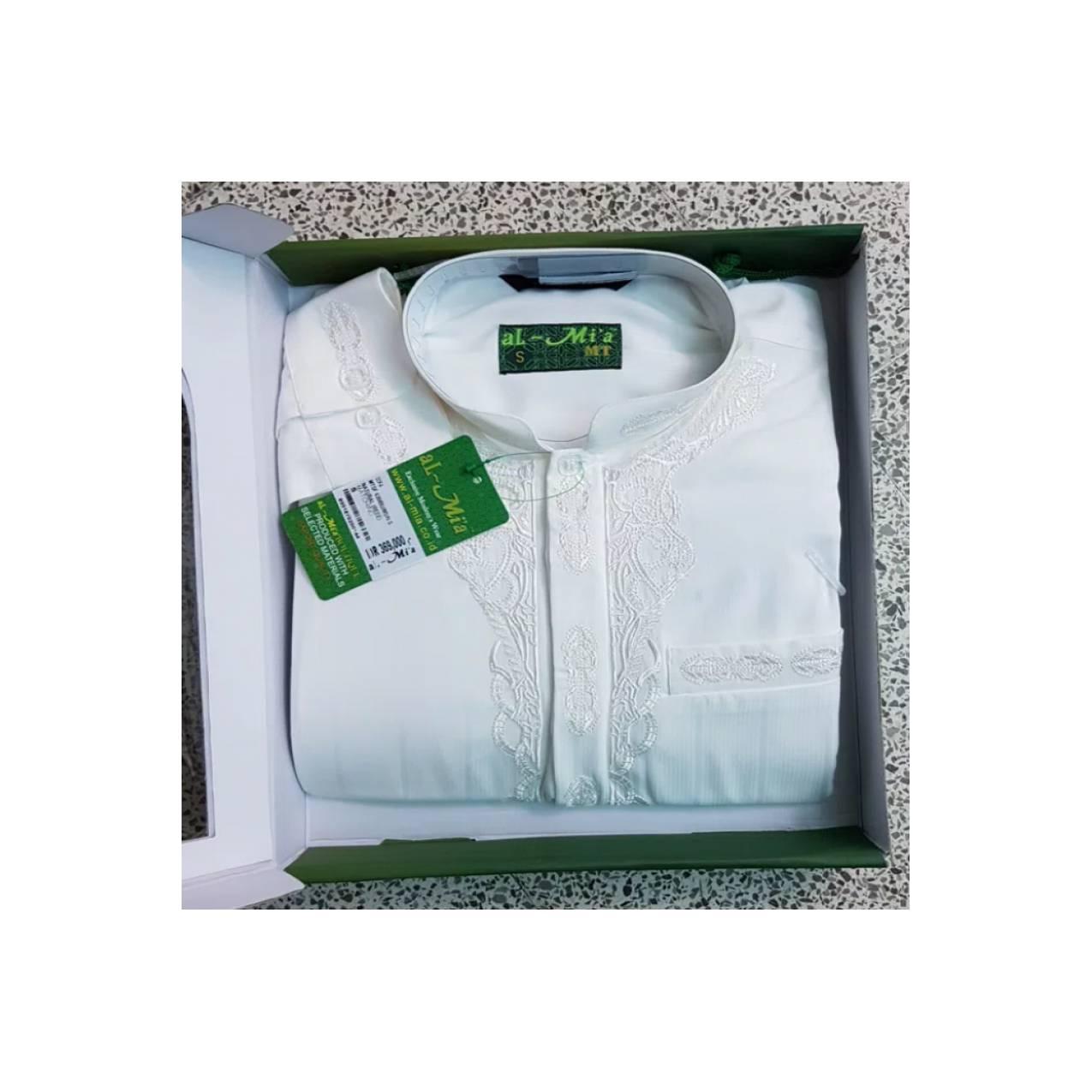 Baju koko al mia putih panjang