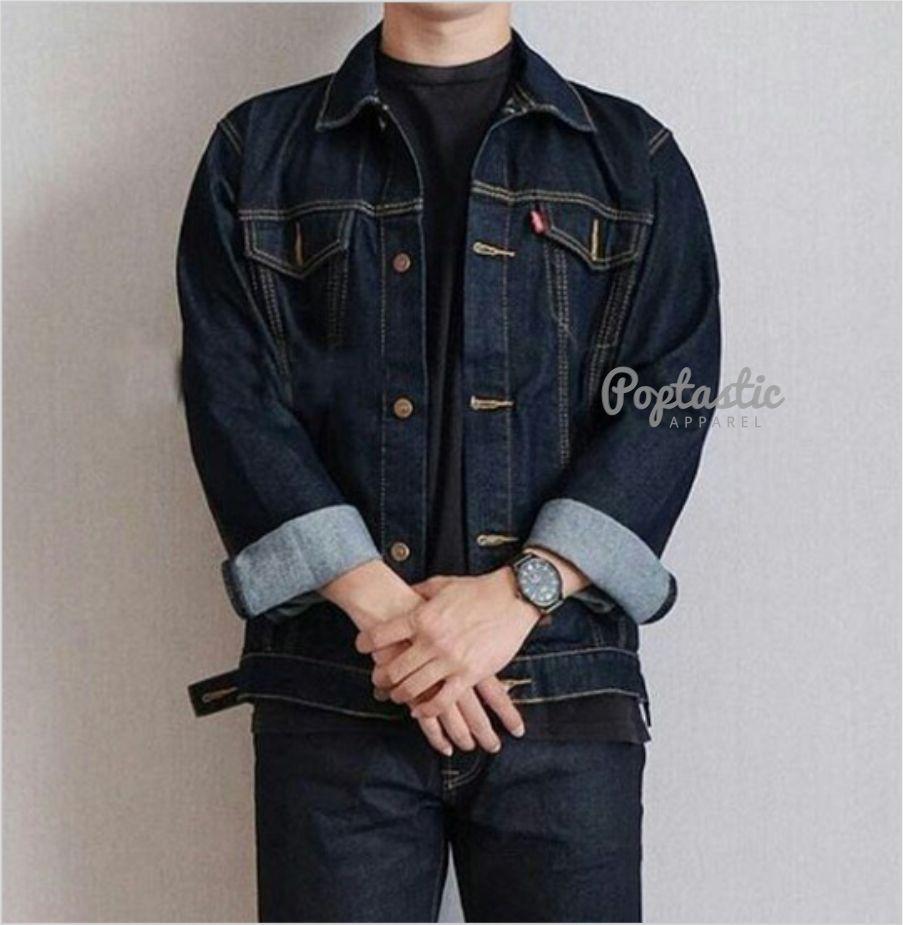 Jaket Jeans Denim Pria PREMIUM - NON STRETCH