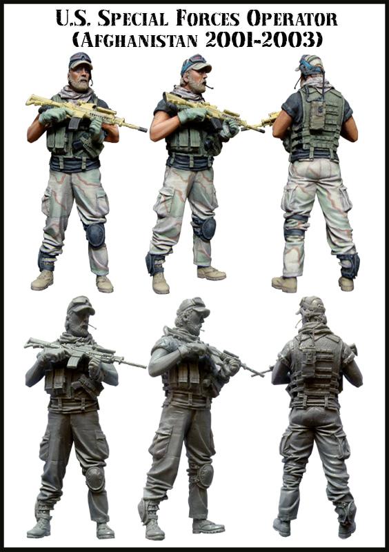 Grosir EM 35046 U S Special Forces Operator Afghanistan 2001 2003 - CuK7pN