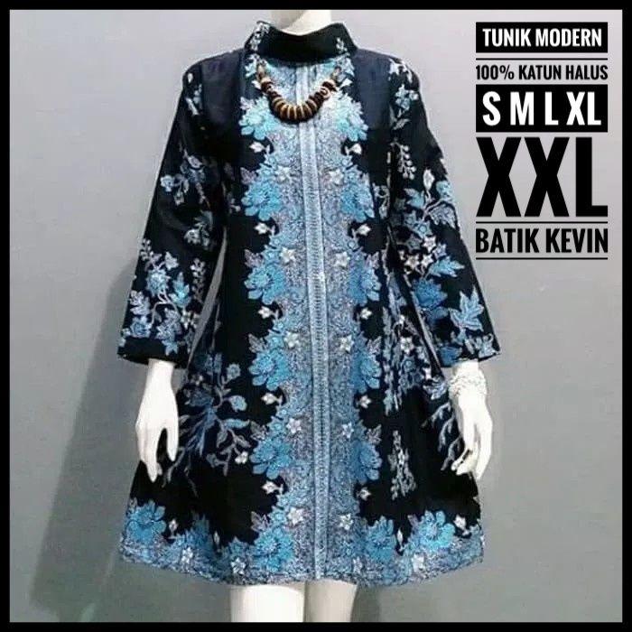 Dress Jumbo - Atasan Batik Wanita - Baju Kantor