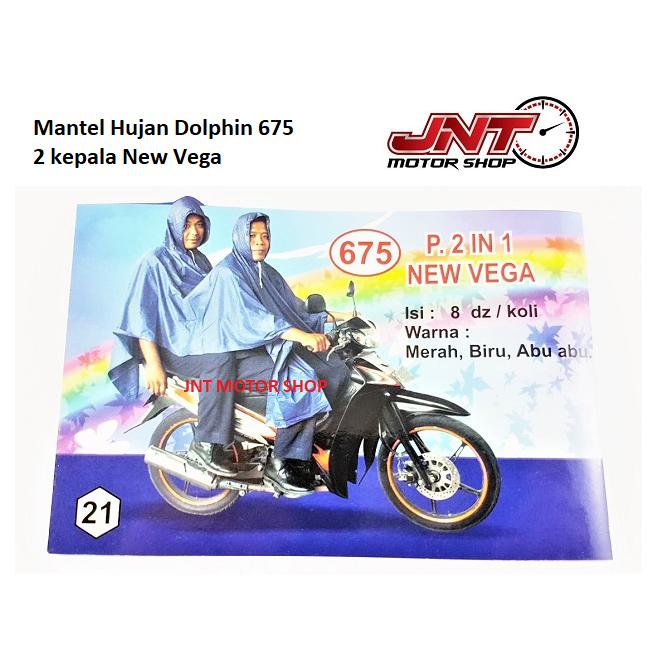 Mantel Hujan Dolphin 2 Kepala New Vega 675