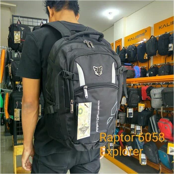 ASLI!!! Tas Daypack Laptop 15 + Coverbag Raptor Bukan Eiger Peak Compact - D2Ns5J